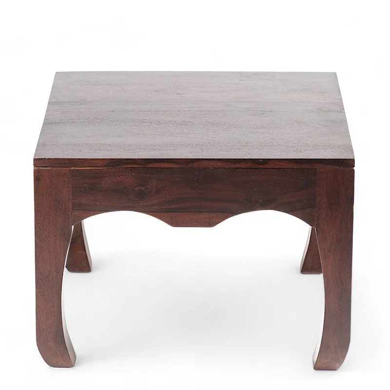 Rervon Sheesham Wooden Center Table - Dark Brown media 3