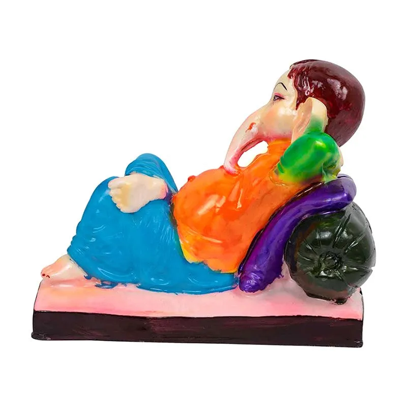 Ganesha Repose Handcrafted Showpiece media 5