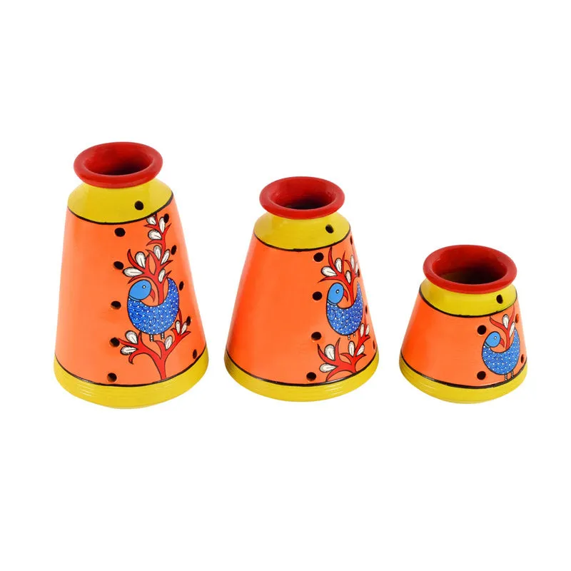 Milha Terracotta Vase - Three Piece Set media 4