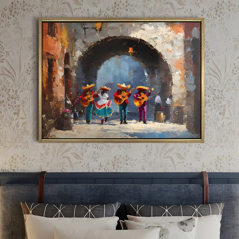 Rustic Serenade Canvas Wall Painting With Frame media 5