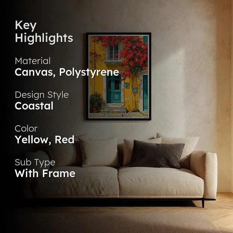 Viretta Canvas Wall Painting With Black Frame media 2