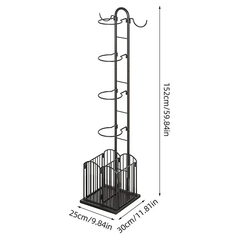All-in-One Sports Ball and Equipment Storage Rack media 9