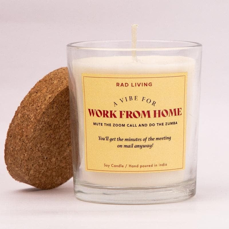 Work From Home - Cappuccino Scented Candle media 8