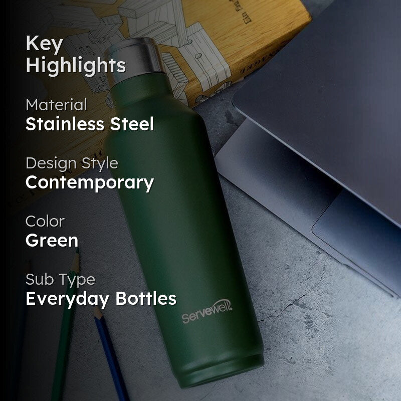 Steel Chill Bottle (820 mL) - Military Green media 2
