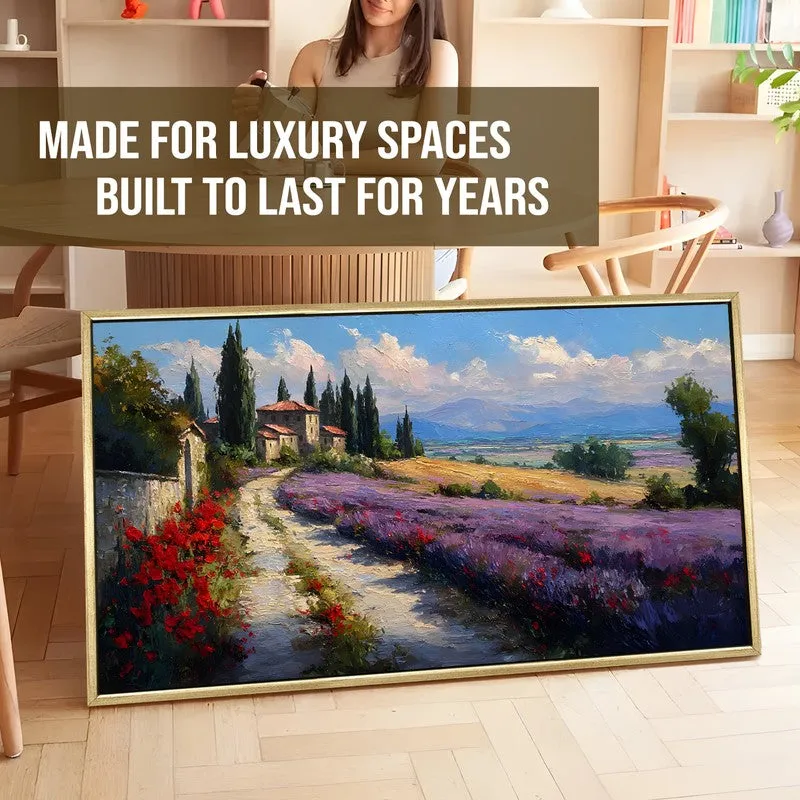 Bloomtrail Haven Canvas Wall Painting With Frame media 5