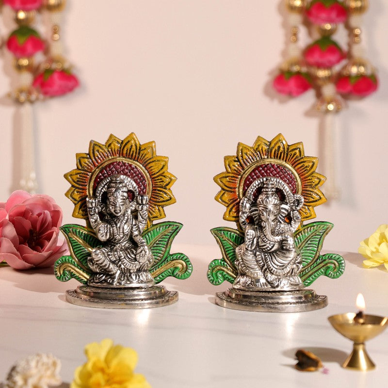 Sylvara Lakshmi Ganesh Idols & Sets - Set Of Two