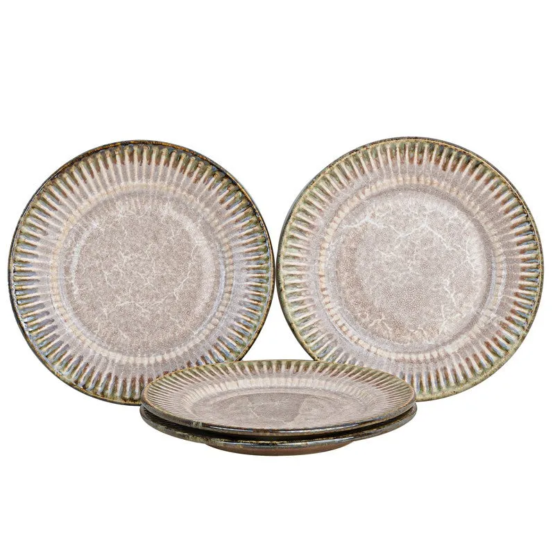 Mintora Pink Ceramic Dinner Plate - Set Of Four media 4