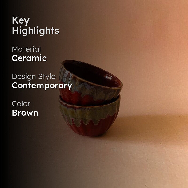 Leno Snack Bowl Red - 200 ML Each media 2