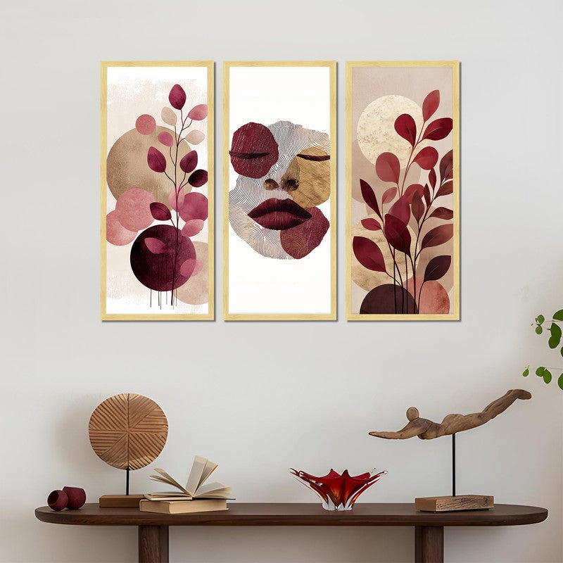 Loventra Leafmuse Wall Art  - Set Of Three media 4