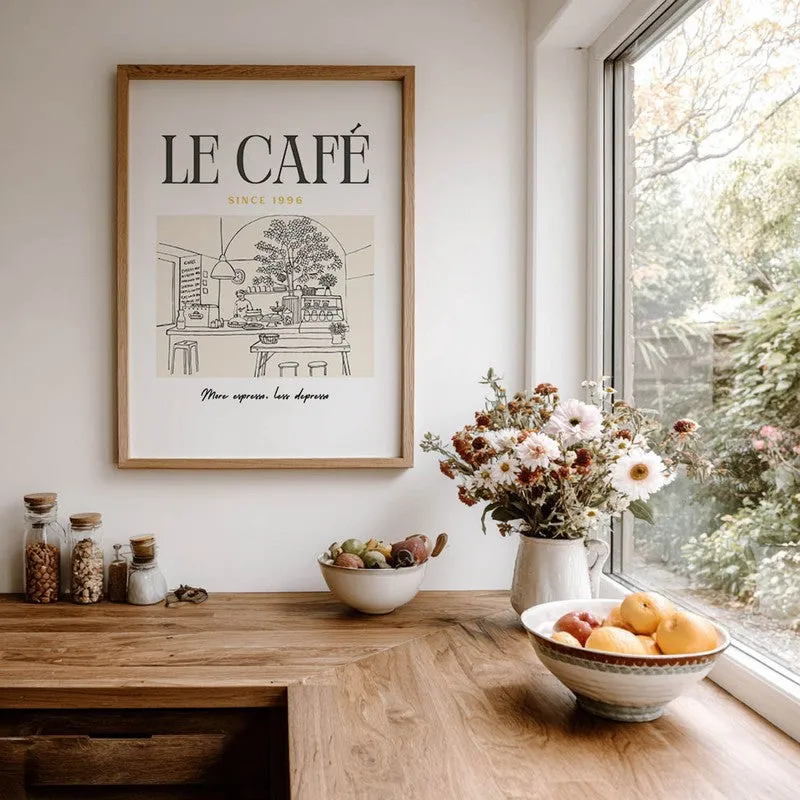 Abstra Kitchen Archival Canvas Wall Art - Brown media 8