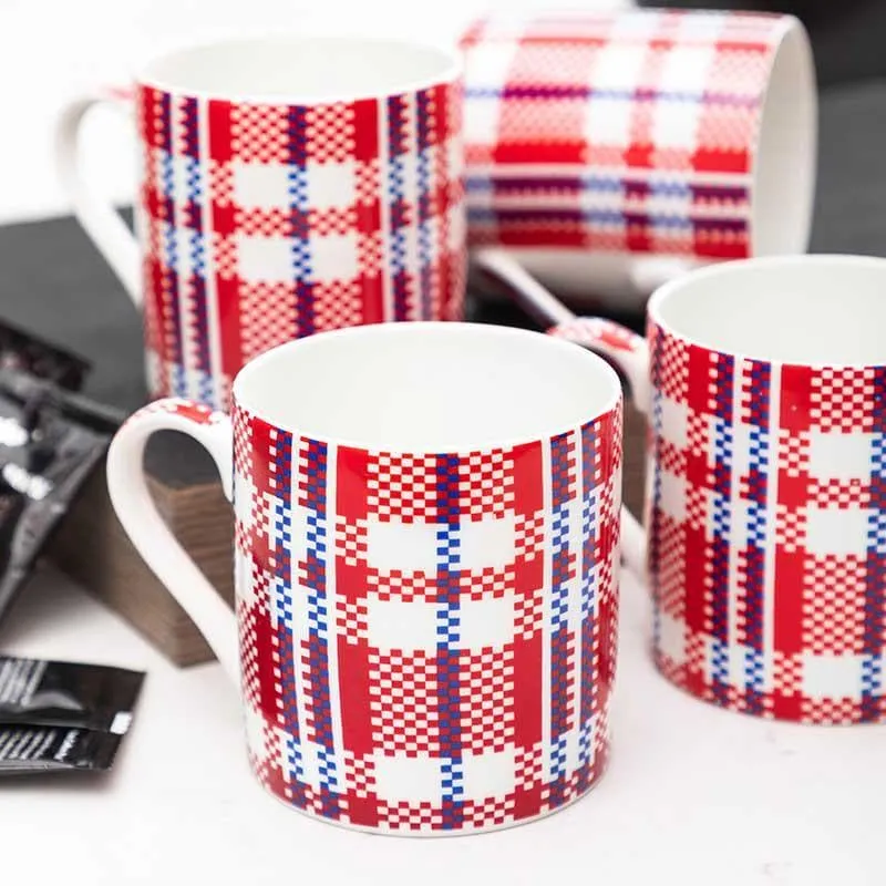 Sonaki Bone China Coffee Mug (360 mL Each) - Set of Four media 1