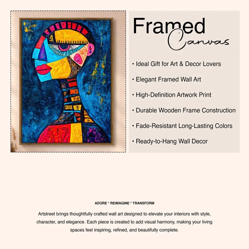 Neo Muse Canvas Wall Art With Frame media 6