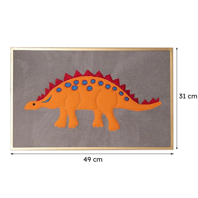 Stegosaurus Roar MDF & Fabric Wall Accent  - Dino Buddies Collection media 6