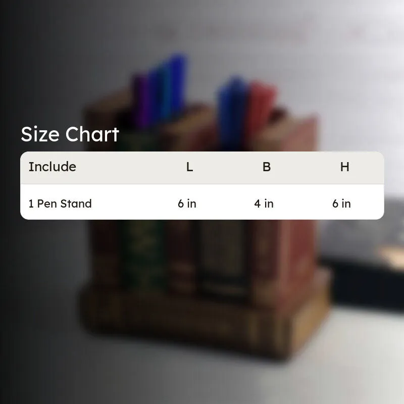 Vintage Resin Library Pen Stand media 7
