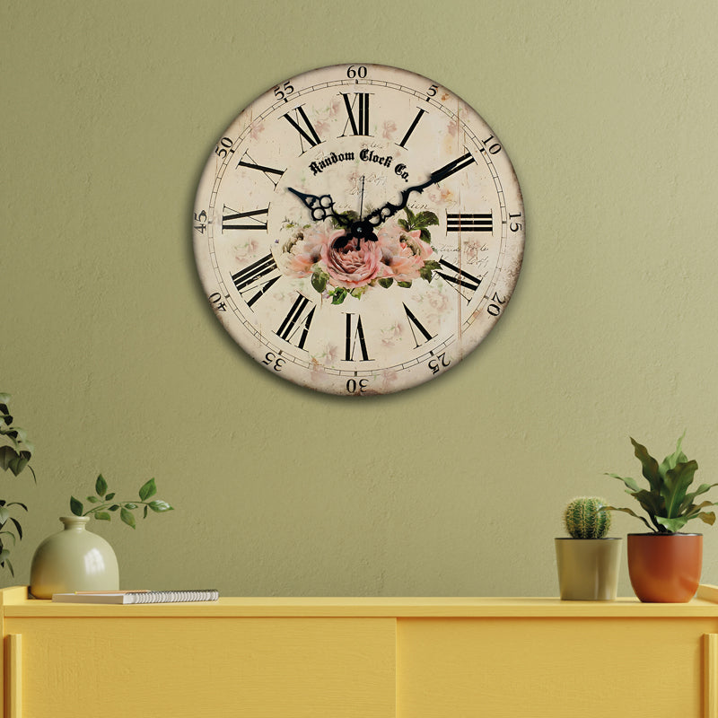 Oldmoor Wood Analog Wall Clock