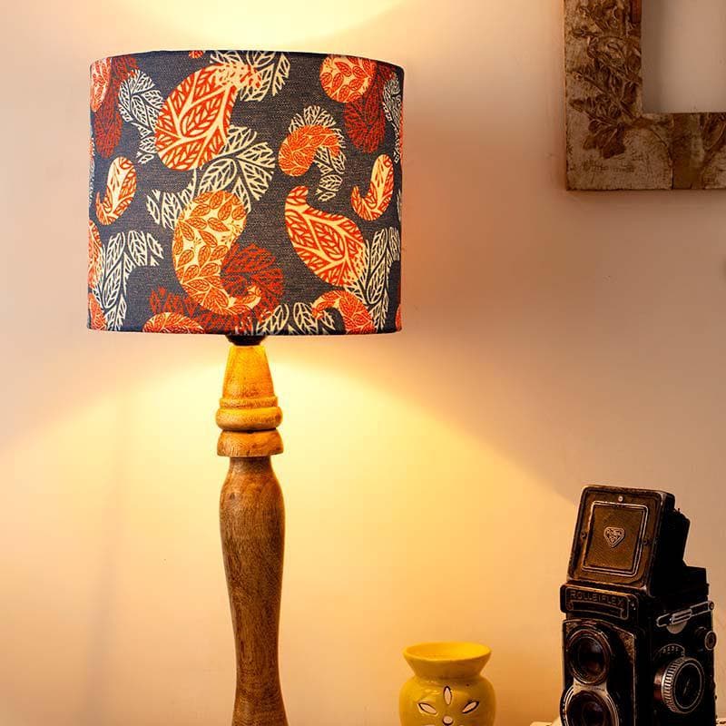 The Paisley Play Fabric Table Lamp - Multicolor media 3