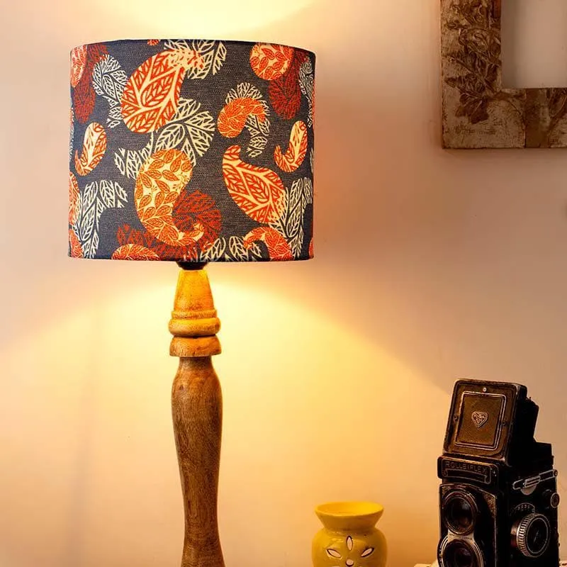 The Paisley Play Fabric Table Lamp - Multicolor media 3