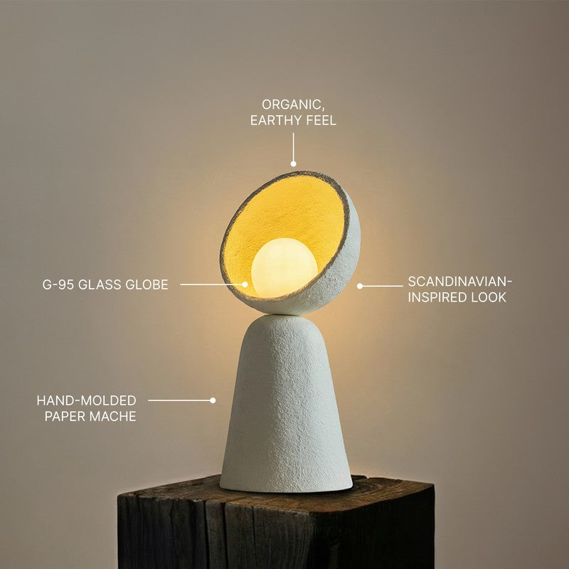 Fig Living Echo Sphere Table Lamp - White media 8