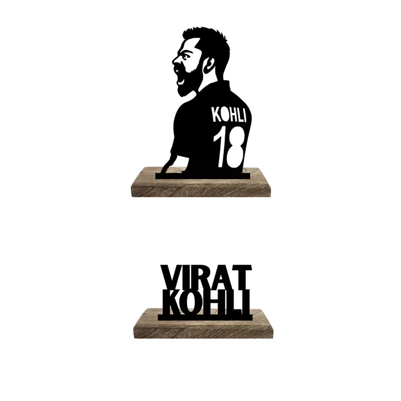 Virat Kohli Silhouette Showpiece - Set Of Two media 5