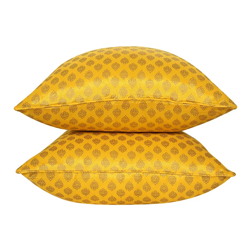 Benarasi Bhuttas Woven Cushion Cover - Set Of Two media 5