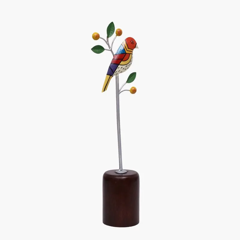 Perched Bird Metal Showpiece media 3