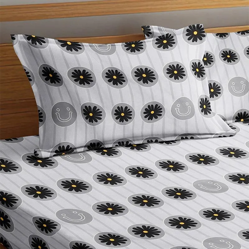 Marley Floral Bedsheet - 150 GSM media 4