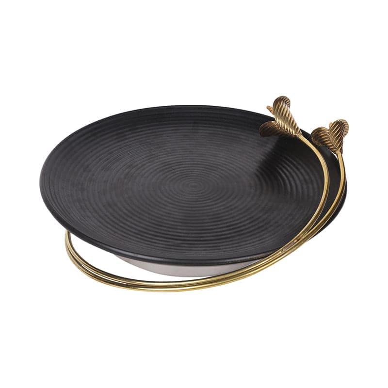 Lily Lagoon (Ceramic,Brass,Steel) Platter media 5
