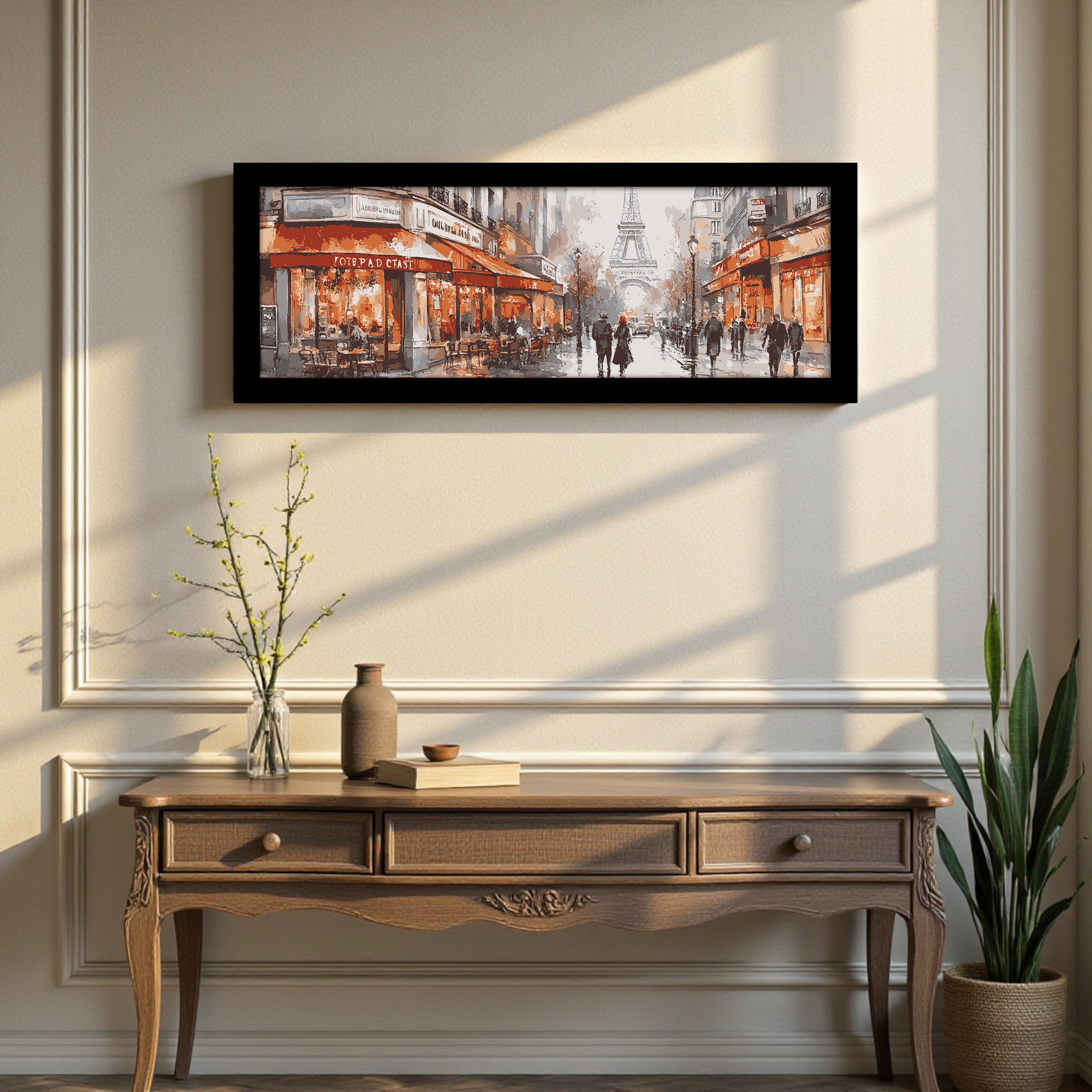 Strevia Urban Street Wall Art With Frame