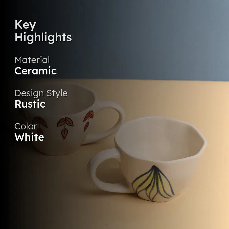 Kina Ceramic Tea Cup (200 mL Each) - Set of Two media 2