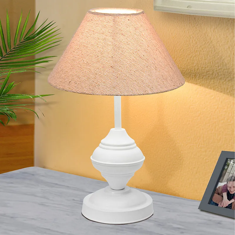 Orbin Metal Table Lamp - Grey,White media 1