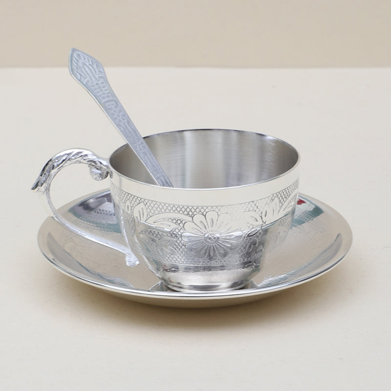 Geetika Tea Set With Spoon (150 ML) - Set Of Twelve media 6