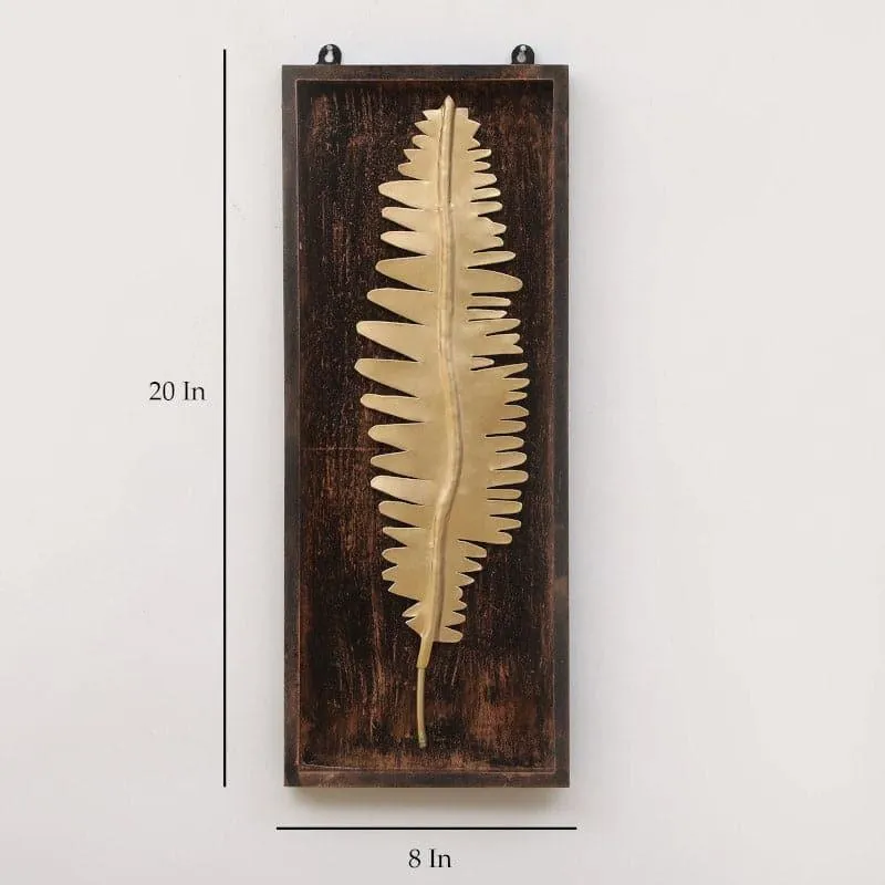 Whimsy Feather Iron & Wooden Wall Accent media 4