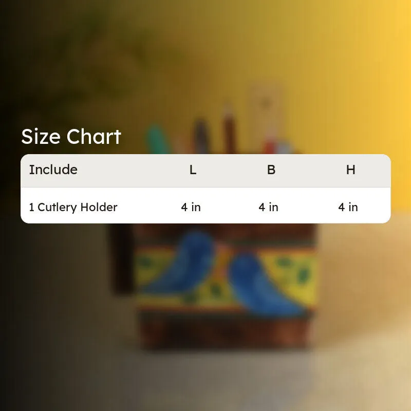 Chidiya Love Cutlery Holder media 10
