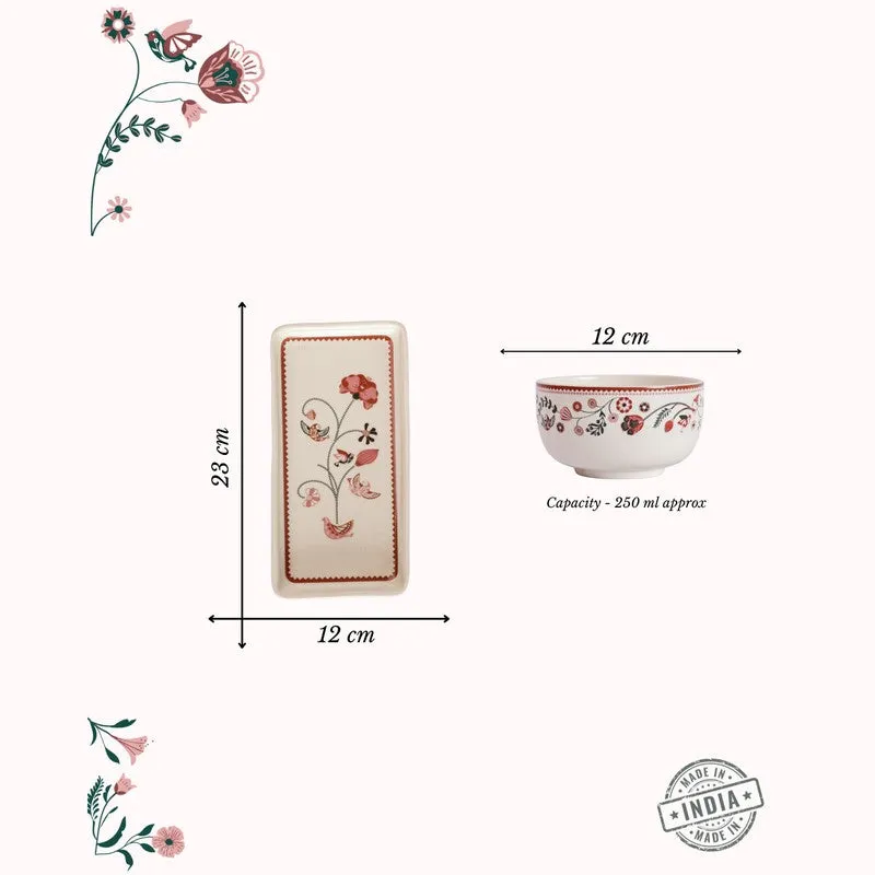 Magique by the Wishing Chair Kalahari 2 Ceramic Bowls & 1 Ceramic Platter Gift Box Set - Three Piece Set media 10