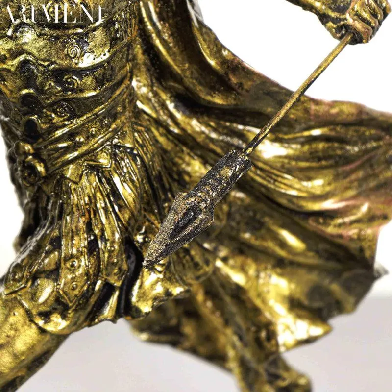 Warrior Of Troy Painted Resin Showpiece media 5