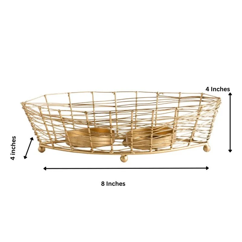 Golden Nouka Tealight Candle Holder media 7