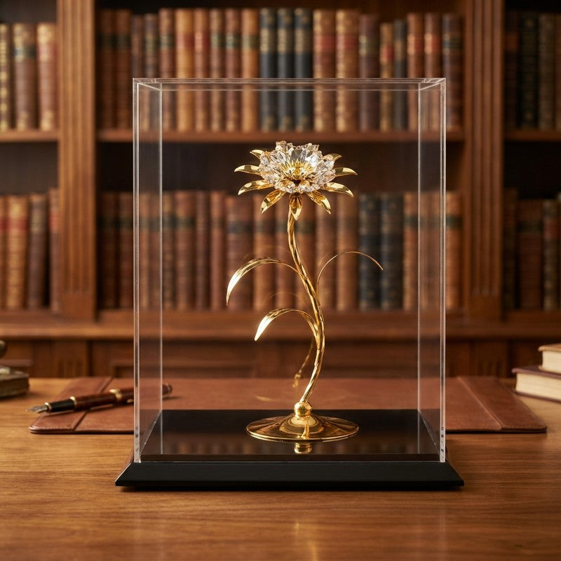 GoldenDaisy Elegance 24K Gold Plated Mild Steel Showpiece