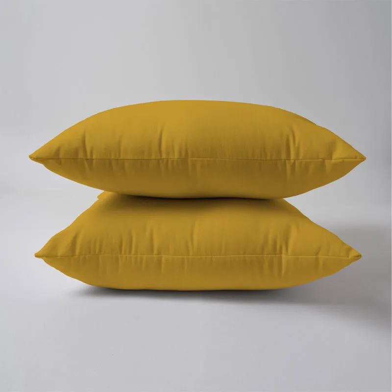 Brady Square Sofa Cushion (Mustard Yellow) - Set Of Two media 1