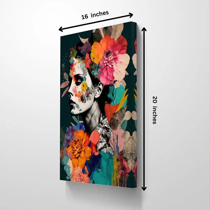 Floral Melancholy Wall Painting media 5