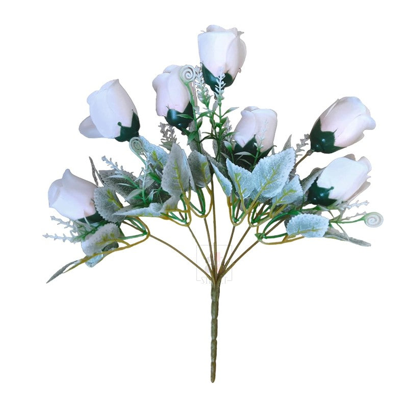 Rosebush Artificial Flower - Blush Pink media 6