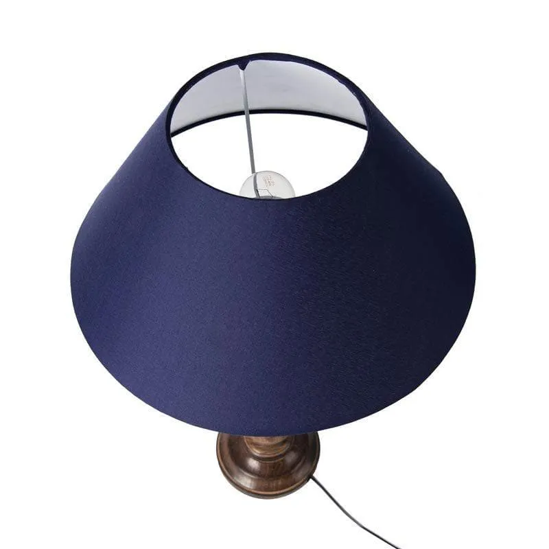 Mabel Antique Fabric Table Lamp - Black,Brown media 3