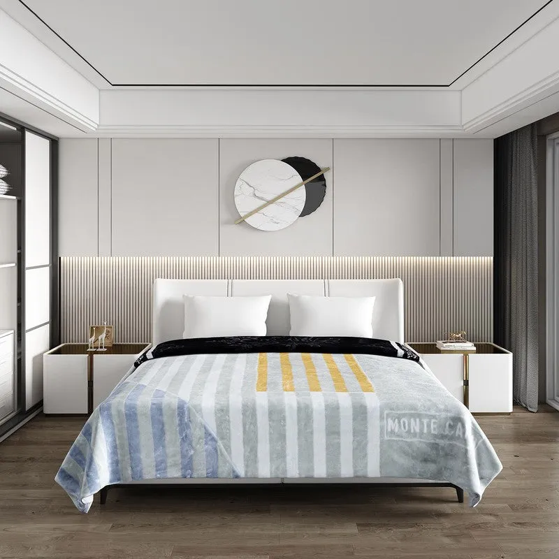 Monte Carlo Serene Stripes Blanket - 850 GSM media 3