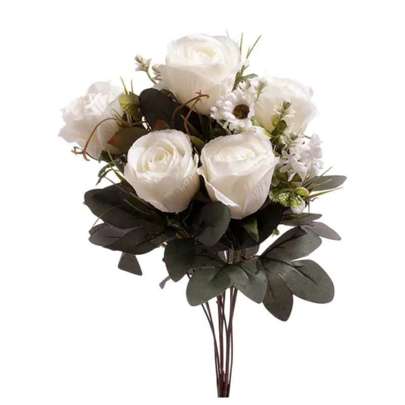 AarviDecor Pure Rose Silk Artificial Flowers media 4