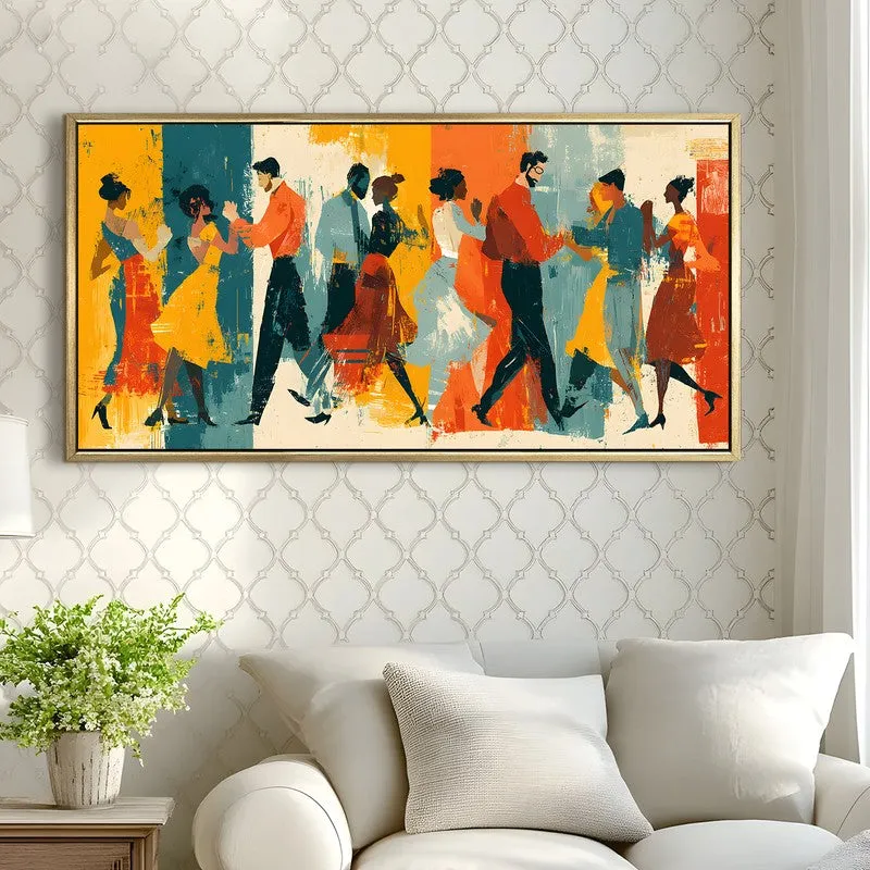 Dancera Canvas Wall Painting With Frame media 4
