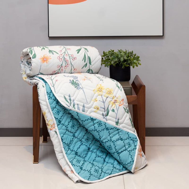 Urban Space France Reversible Dohar (Blue) - 120 GSM media 4