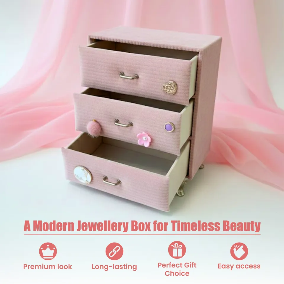 Luxe Caddy Desk Organiser - Pink media 5