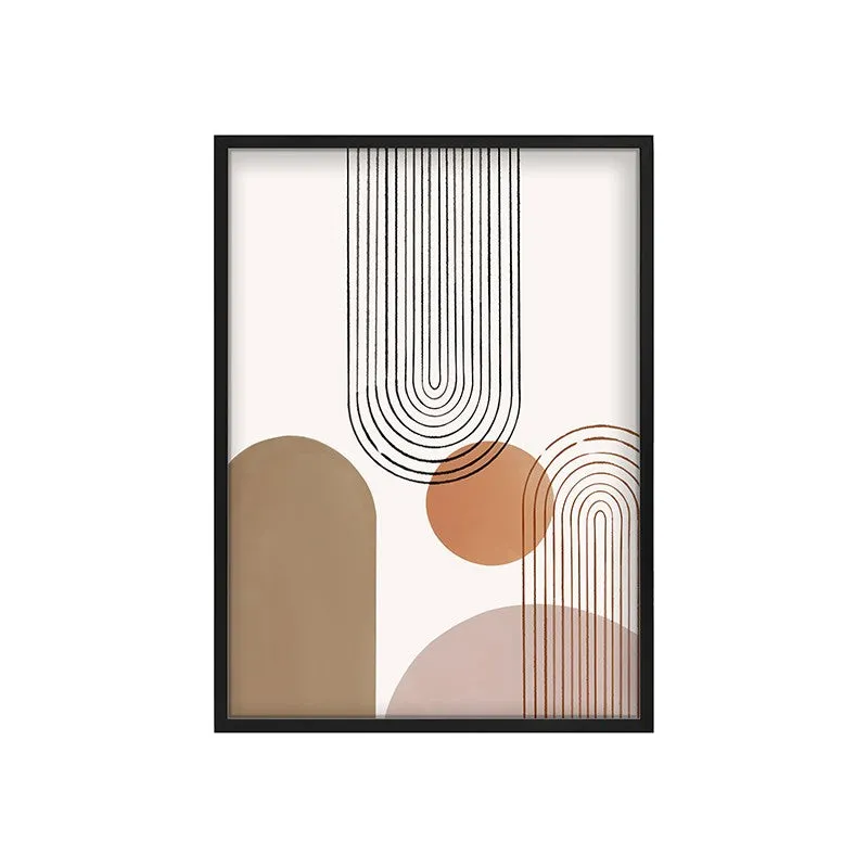 Balanced Arches Canvas Wall Painting With Black Frame media 3