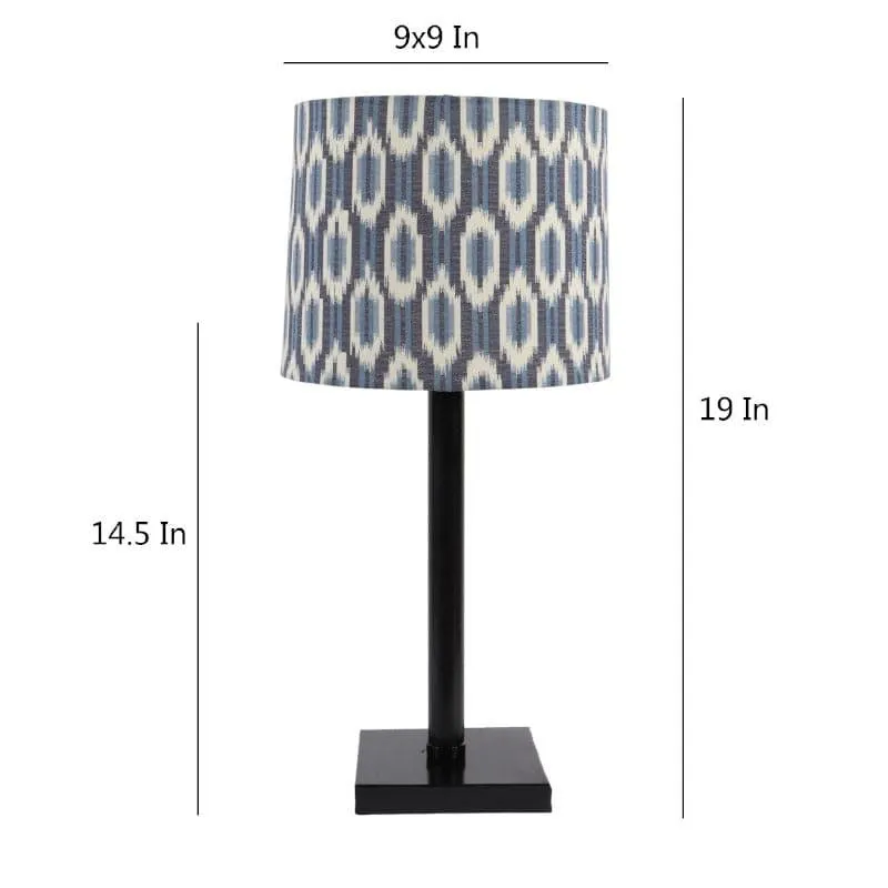 Lois Monroe Fabric Table Lamp - Blue,White media 5