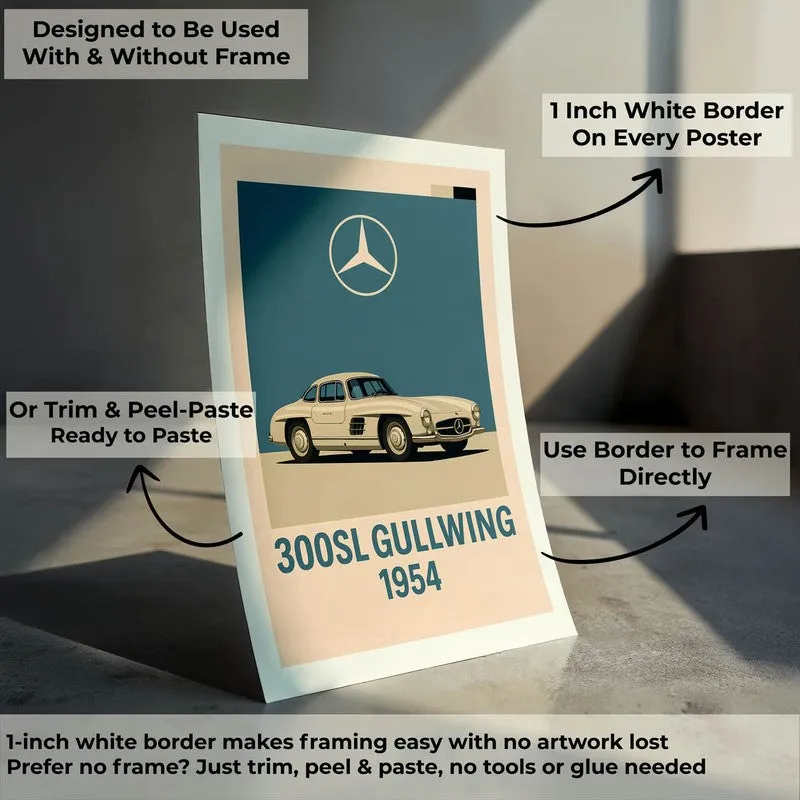 Gullwing Elegance Wall Poster media 8