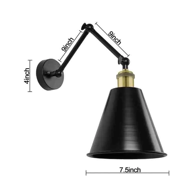 Kim Metal Wall Lamp - Black media 6